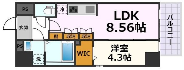 クレストタワー栄の物件間取画像